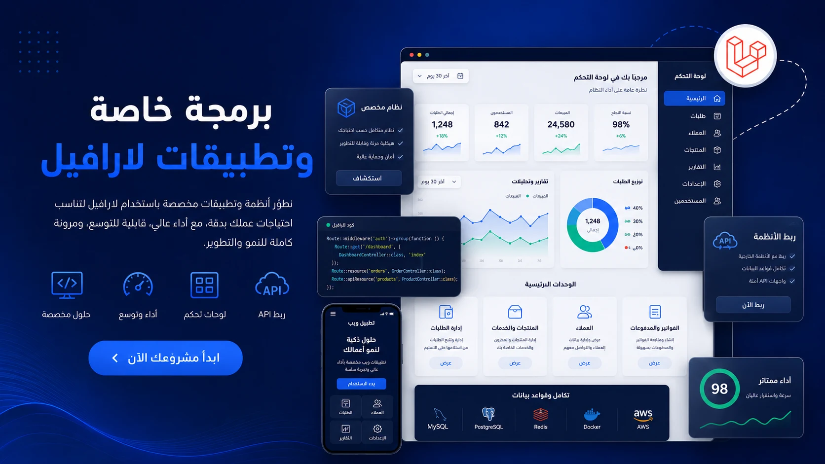برمجة خاصة وتطبيقات لارافيل